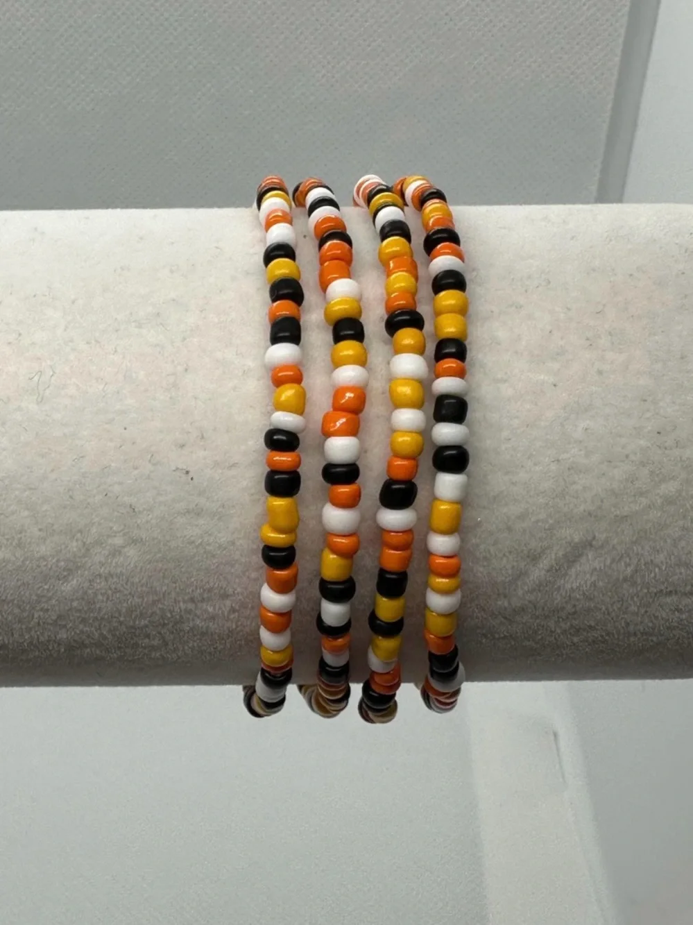 Handcrafted beaded stretch bracelets